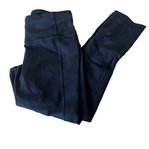 Women's Navy Capri Lululemon Leggings